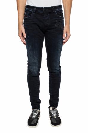 'sleenker' jeans with holes, zdjęcie 2 'sleenker' jeans with holes od Diesel